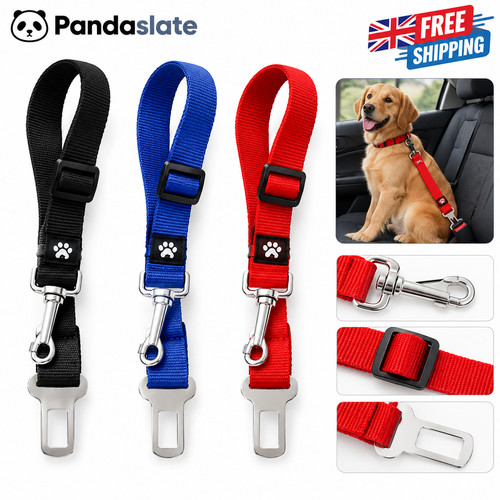 Pet dog seat belt adjustable - seat,