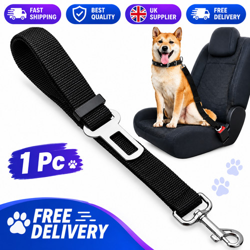 Pet dog seat - belt, adjustable