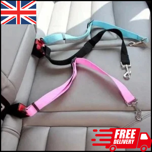Pet dog seat belt adjustable - seat,
