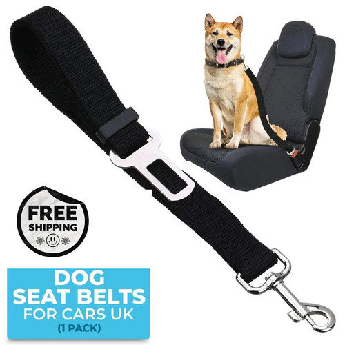 Pet dog seat belt adjustable - belt,