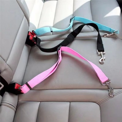 Pet dog seat belt adjustable - pet,