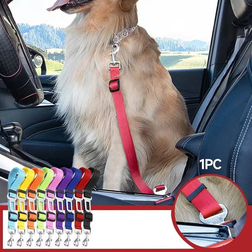 Reflective pet car seat belt - reflective,
