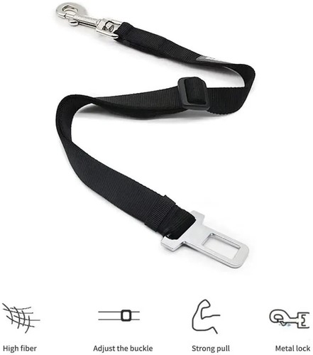 Pet dog seat belt adjustable - pet,
