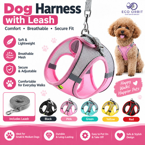 Adjustable pet harness lead - adjustable,