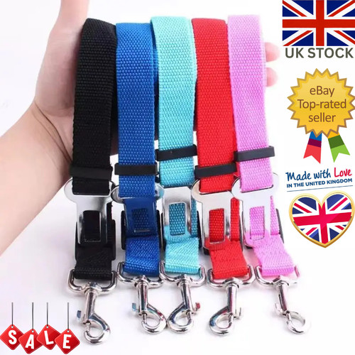 Pet dog seat belt adjustable - seat,