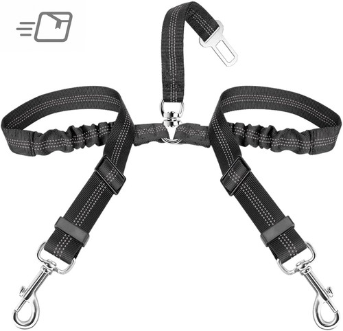 Double dog seat belt - double,