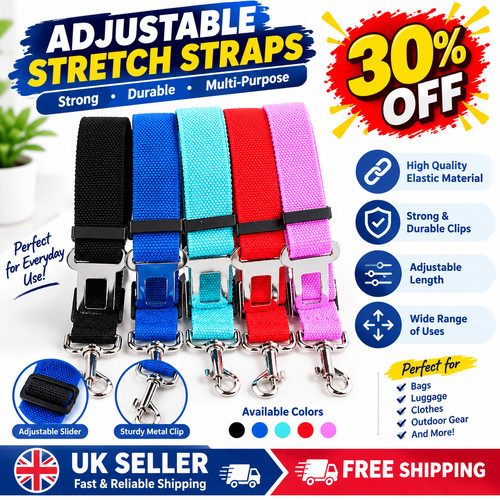 Pet dog seat belt adjustable - dog,