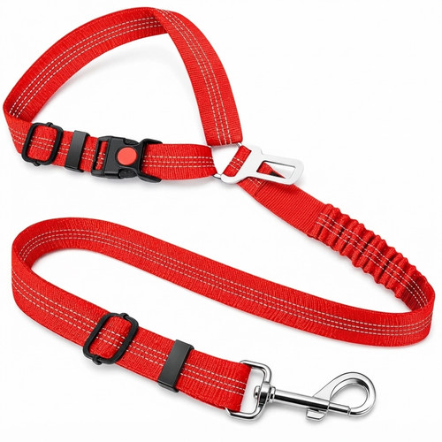 Anti shock dog seat - dog, belt
