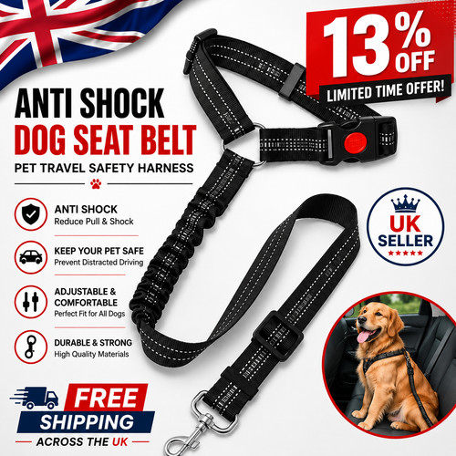 Anti shock dog seat belt - seat, pet