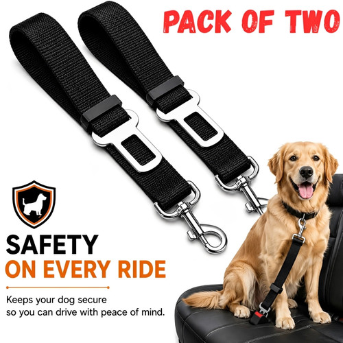 Pack pet dog seat belt - 2,