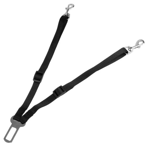 Twin dog car seat - dog, belt